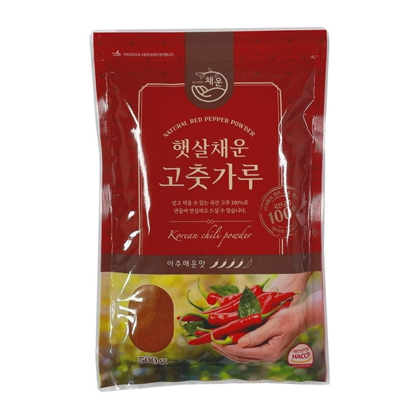 Chaeun Korean Premium Red Chili Pepper Flakes Seasoning Powder