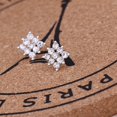 thumbnail image 1 of Pendientes de botón para estudiantes femeninas, estilo coreano, personalidad simple, temperamento, lindas joyas para las orejas antialérgicas, pendientes de moda que combinan con todo, 1 of 6