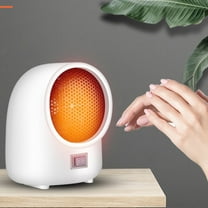 Byujiro Mini Space Heater Fan Portable Desk Heater for Home Office Indoor Use Ceramic Heating Overheat Protection US Plug