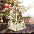 thumbnail image 2 of Wooden Puzzle Music Box Creative 3D Wooden Puzzle Model Building Kit Premium Music Box Brain Teaser Mechanical Model Kit for Kids Teens Adults Gift Birthday, 2 of 10