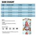 thumbnail image 5 of Goofa Funny Christmas Gnome Printed Men's Sleeveless T-Shirt - Athletic Gym Workout Tank Top for Men - Moisture-Wicking, UPF 30+ Quick-Dry Muscle Tee-, 5 of 8