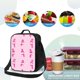 thumbnail image 4 of Balery Pink Scarf Snowman Caja de Almuerzo y Bolsa de Almuerzo para Hombres y Mujeres, Bolsa de Almuerzo Reutilizable con Gran Capacidad, Bolsa de Almuerzo Aislada, 4 of 7