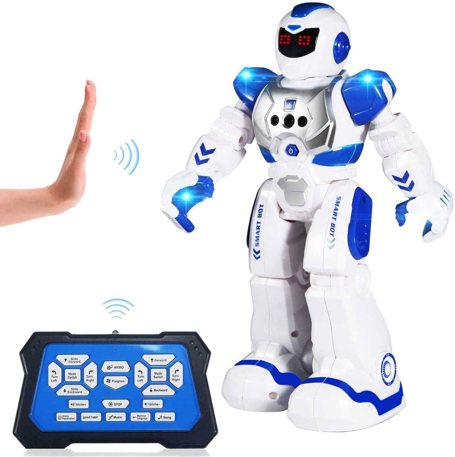 RC Programmable Intelligent 822 children toy Remote Control Robot Toy for Kids 