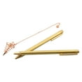 thumbnail image 3 of 3/4Pcs 99.9% Pure Copper Metal Detector Rods Waters Witching Portable Dragon Seeking Tool Dowsing Rods + Pendulum Pendant, 3 of 10