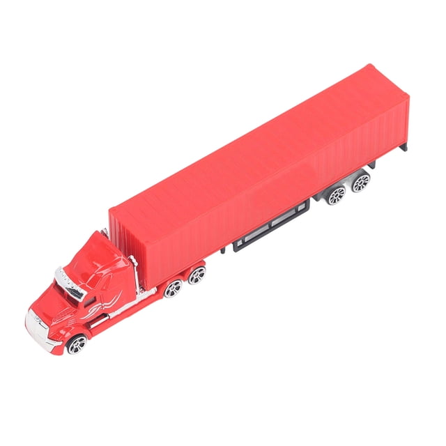 Lifelike Container Truck Model Toy with Detachable Tractor, Collectible for Kids and Home Decor, Parent Child Interaction