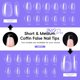 thumbnail image 2 of Kit de uñas de gel PEACECOLOR Coffin con 240 puntas de uñas y luz UV, 2 of 9