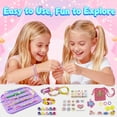 thumbnail image 6 of LINXUXIE 6-in-1 Weaving Loom,  DIY Arts, Friendship Bracelet Kit and Crafts Sets for Bracelet & Potholder & Bag, Birthday Gifts for 6-12 Years Old, 6 of 7