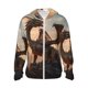 thumbnail image 1 of Fotbe Sky Sunset Bronze Dragon Chaqueta con Protección Solar UPF 50+ para Hombre y Mujer, Camisa con Capucha y Bolsillos-X-Large, 1 of 7