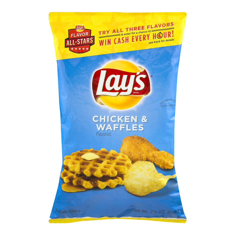 Lay S Chicken Waffles Potato Chips 7 75 Oz Walmart Com Walmart Com