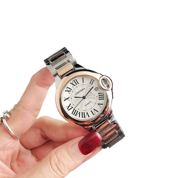 Women's fashion watch steel strap quartz small dial watch