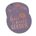 thumbnail image 1 of Inkdotpot Kiss The Miss Goodbye Bridal Shower Bottle Tag Real Rose Gold Foil Favor Hang Tags Pack Of 50, 1 of 6