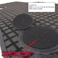 thumbnail image 3 of Fule 2pcs Floor Mat Clip T Anchor Plate Lock For BMW F10 F11 E65 E66 07149166609, 3 of 7