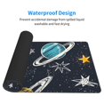 thumbnail image 4 of ZNDUO Large Rubber Mouse Pad Non-slip Desk Mat Cartoon Cosmic Starry Sky Doodle Rubber Desk Pad Mousepad Keyboard Pad for Home Office, 15.8" x 29.5", 4 of 9