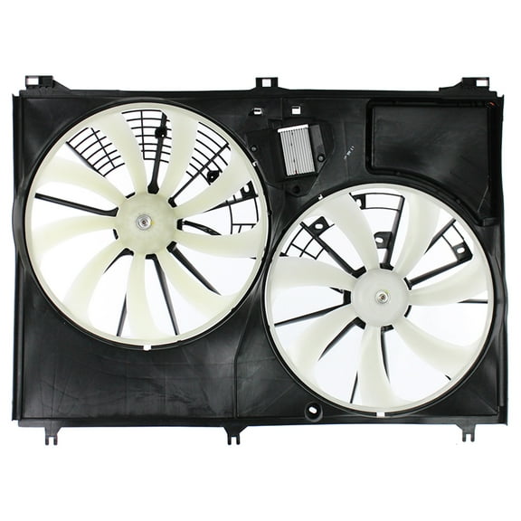 Agility Auto Parts 6010331 Dual Radiator and Condenser Fan Assembly for Toyota Specific Models