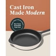 thumbnail image 4 of Caraway Cast Iron Skillet - 10.5” Enameled Cast Iron Pan With 3 Layer Enamel Coating - No Seasoning Required - Compatible With All Stovetops - Free From Forever Chemicals - Rust, 4 of 5