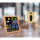 thumbnail image 4 of Reloj meteorológico inalámbrico, reloj de pantalla a Color multifuncional, termómetro de pantalla táctil para el hogar y reloj despertador higrómetro oso de fresa Electrónica, 4 of 5