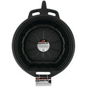 Performance Tool W4071 4.5 Gallon Oil Drain Pan, Carrying Handle, Easy-Pour Spout, High-Density Polyethylene, Black