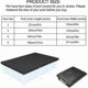 thumbnail image 3 of Swimming pool cover, 221*150cm rectangular swimming pool cover, above ground swimming pool winter cover, foldable waterproof swimming pool cover W, 3 of 4