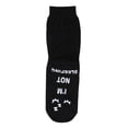 thumbnail image 4 of Milue Men Women Novelty Funny Saying Ankle Socks I Am Not Sleeping Just Resting My Eyes Letters Crew Hosiery Birthday Gifts for Grandpa Dad Mom, 4 of 10