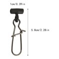 thumbnail image 3 of Conectores de Diapositivas de Pesca Naiovety Paquete de 12 Negro, 3 of 6