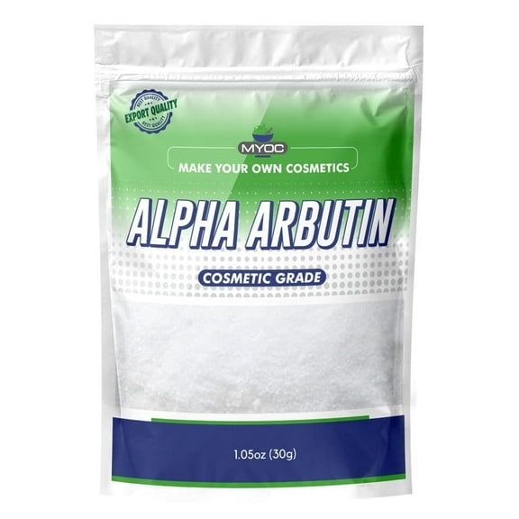 Myoc Alpha arbutin powder-30gm|100% pure original ingredients with no adulterants/ Alpha arbutin cosmetic grade/ For DIY and skincare industrial use- Skin Serums