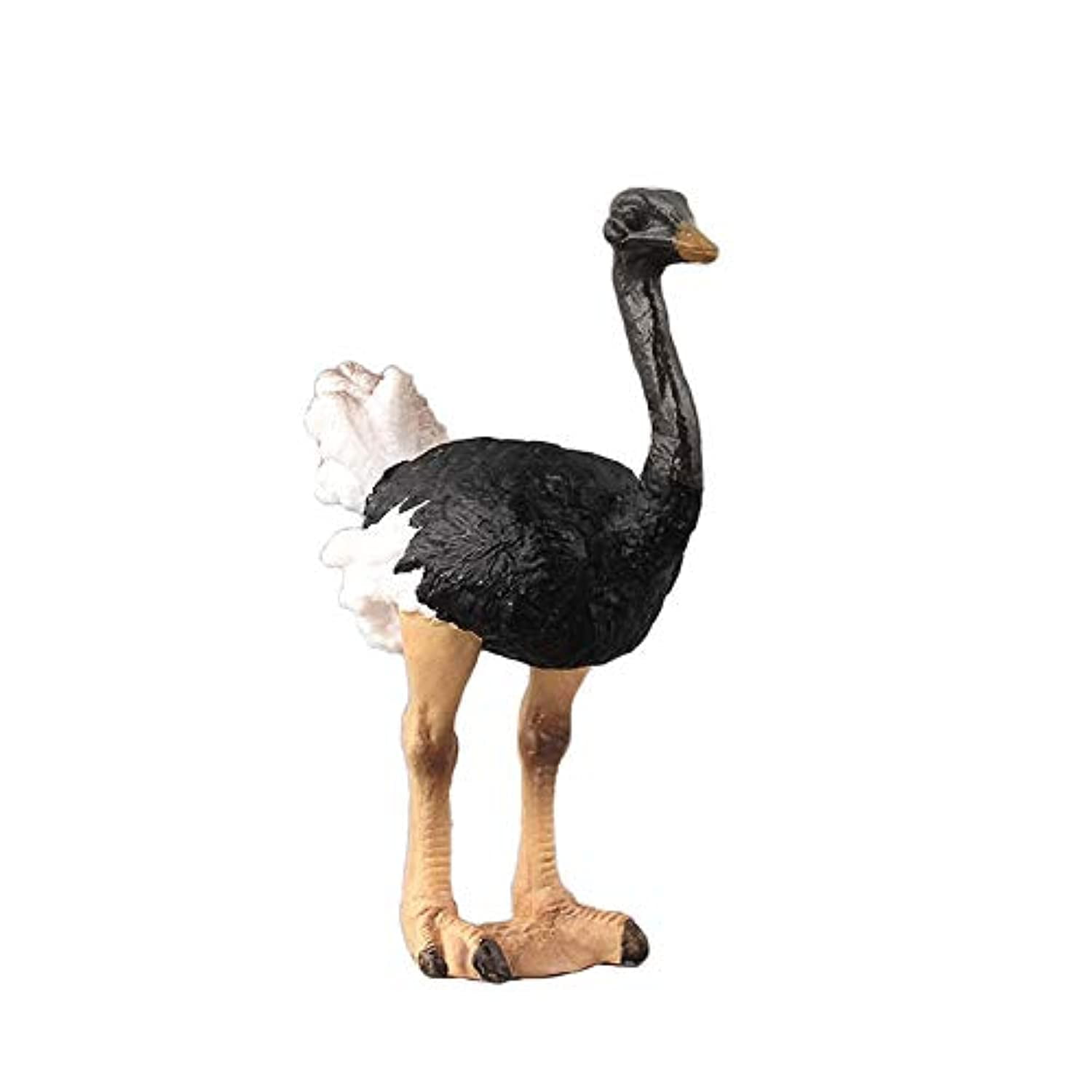 Ostrich Figurine Realistic Plastic Wild Animals Ostrich Model Simulated