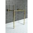 thumbnail image 2 of Kingston Brass VPB2215337 Brass Console Sink Legs in Brushed Brass, 2 of 7