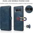 thumbnail image 3 of MYKOMI Phone Case for Samsung Galaxy Note 8 Wallet Detachable Cover with HD Screen Protector and Flip Credit Card Holder Cell Accessories Glaxay Note8 Not S8 Galaxies Gaxaly Women, 3 of 7