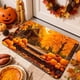 thumbnail image 1 of Felpudo con Diseño de Calabaza y Hojas de Arce Otoñales | Alfombra Decorativa para Entrada, Halloween y Acción de Gracias | Alfombra de Poliéster Suave para Baño, Cocina y Porche | Felpudo Lavable y, 1 of 6