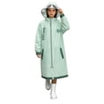 thumbnail image 2 of OGLCCG Kids Rain Coats with Hood, Lightweight Long Hooded Rain Jacket for Girls Boys, Waterproof Raincoat Rain Gear Size 3-14, 2 of 8