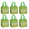 thumbnail image 1 of Organizadores de armario y almacenamiento, Organización y almacenamiento, Contenedores de almacenamiento, Bolsa de compras no tejida Bolsa de regalo de conejito de Pascua Un paquete, 1 of 3