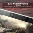 thumbnail image 3 of 3pcs Plastic Camera Shield Stickers Notebook PC Tablet PC Mobile Anti-Hacker Peeping Protection Privacy Cover black, 3 of 8