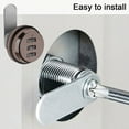 thumbnail image 6 of LNJBABAO 3 Pcs Security 3-Dial Combination Cabinet Lock for Door Cupboard, 6 of 7