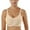 Beige, variant on CFLVAEK Plus Size Womens Bras Comfort Wireless Push Up Bra Breathable Full Coverage Everyday Bralette Adjustable Strape Bralettes for Big Bust Beige XXL