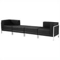 thumbnail image 2 of Flash Furniture Hercules Imagination 4-Piece Reception Configuration in Black, 2 of 2