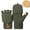 A-Army Green49, variant on Yuanlong Gloves Thickened Knit Half Length Writing Fingerless Convertible Fingerless Gloves Winter Handwear Warm Mittens