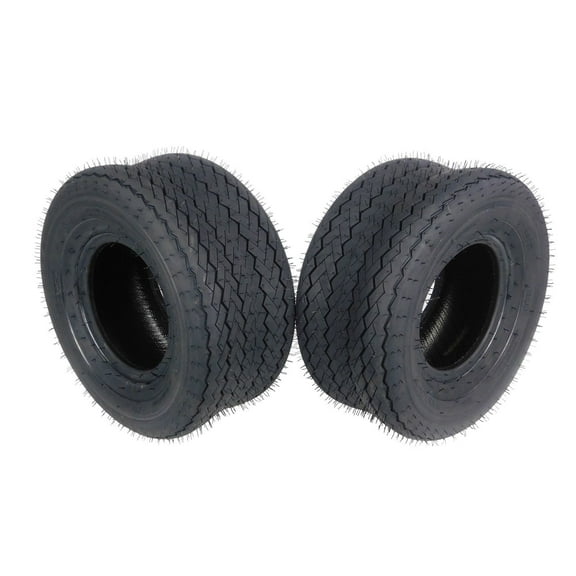 MASSFX 18x8.5-8 Golf Cart, Turf, Lawn & Garden Tire 4 Ply with 6mm Tread Depth 18x8.5x8 (2 Pack)