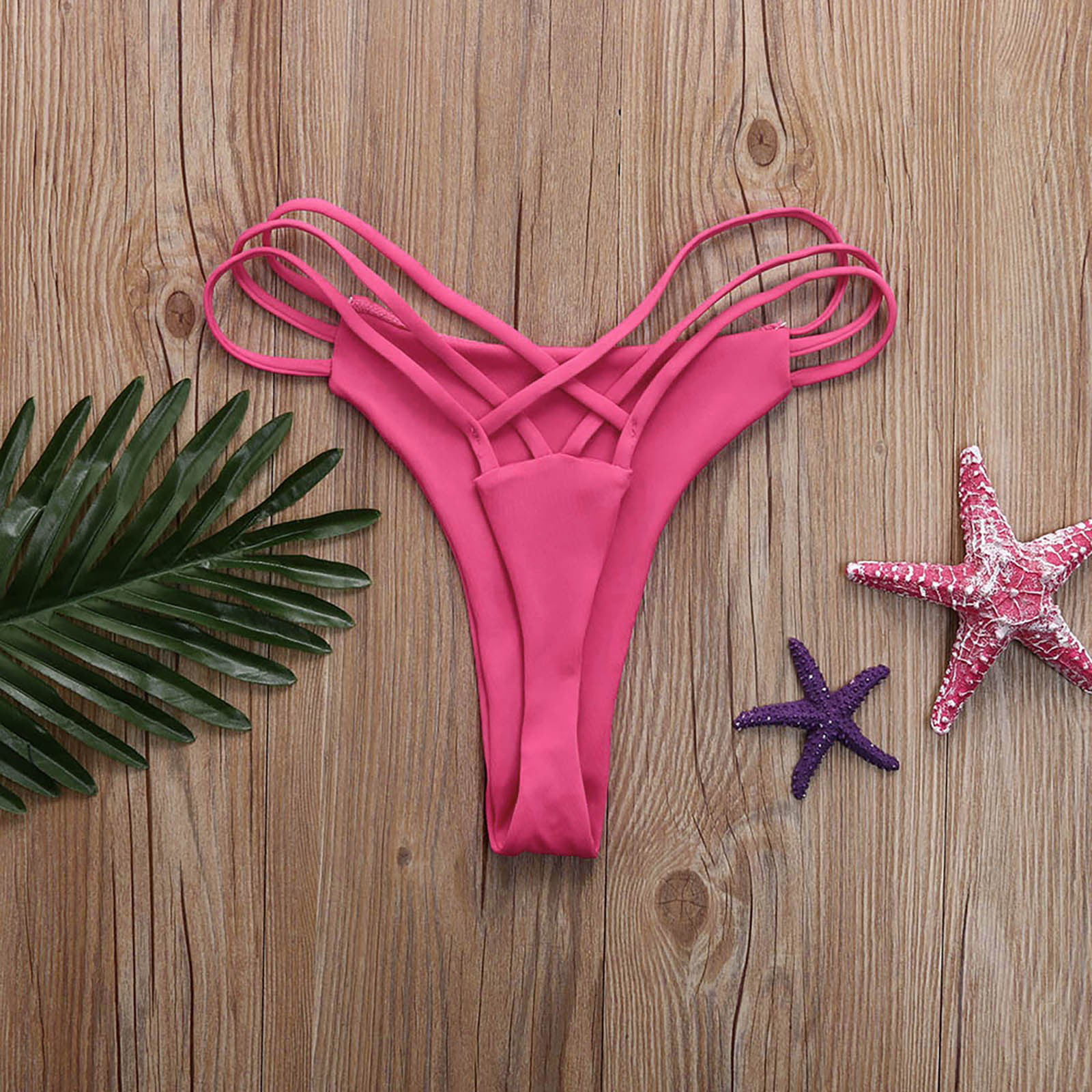 Women Sexy Bottoms Swimsuit Bikini Swimwear Cheeky Thong V Swim