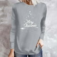 thumbnail image 1 of RKSTN Blouses pour Femmes Mode Décontractée Imprimé de Noël Col Rond Manches Longues Amples Blouses pour Femmes Habillées Décontractées, 1 of 5