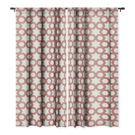 Society6 Emanuela Carratoni Moroccan Inspiration Single Panel Room Darkening Window Curtain 50" x 84"