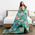 thumbnail image 5 of Phineas And Ferb Blanket Soft Cozy Flannel Warm Throw Blanket Unique Gifts Room Decor Blanket 40"x30", 5 of 9