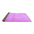 thumbnail image 2 of Ahgly Company Indoor Round Oriental Purple Traditional Area Rugs, 3' Round, 2 of 4