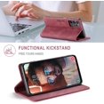 thumbnail image 3 of Wallet Case for Samsung Galaxy A23 2022,Magnetic Protect PU Leather Flip Case with Card Holders RFID Blocking Kickstand Shockproof Protection Case for Samsung Galaxy A23 4G/5G 2022 (Red), 3 of 18