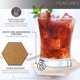 thumbnail image 4 of 6 uds. posavasos para bebidas absorbentes con juego de posavasos de cerámica de mármol Afortunado Sencillez, 4 of 5