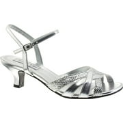 touch ups women's jane ankle-strap sandal,silver glitter,10.5 w us