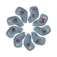 thumbnail image 4 of 9 fundas para cabezas de hierro de golf Strade Fareast Limited PU Gris azul, 4 of 8
