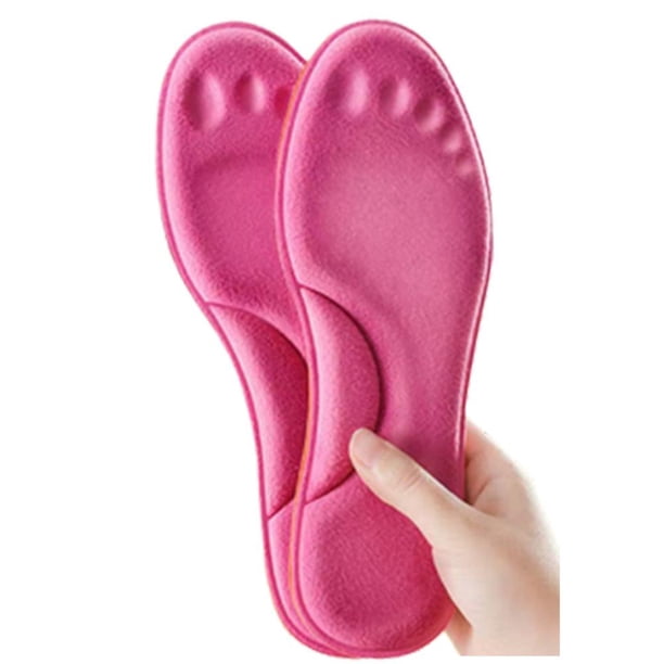 Wartleves Plantillas térmicas autocalentables con espuma viscoelástica para pies y almohadillas de soporte para el arco en invierno
