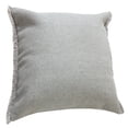 thumbnail image 2 of LR Home Nellie Set of 2 Boho Fringed 20" x 20" Gray Cotton Adult Decorative Throw Pillows, 2 of 4