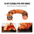 thumbnail image 4 of BENTISM 16" Extractor Fan Blower Portable 16.4ft Duct Hose Ventilator Industrial, 4 of 9