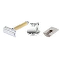 thumbnail image 1 of Double-edged Shaving Razor Set Safety Beard Razor with Shaving Razor Base Protective Cover Mustache Removal Shaving Tool Fashionable Sustainable and Durable, 1 of 8